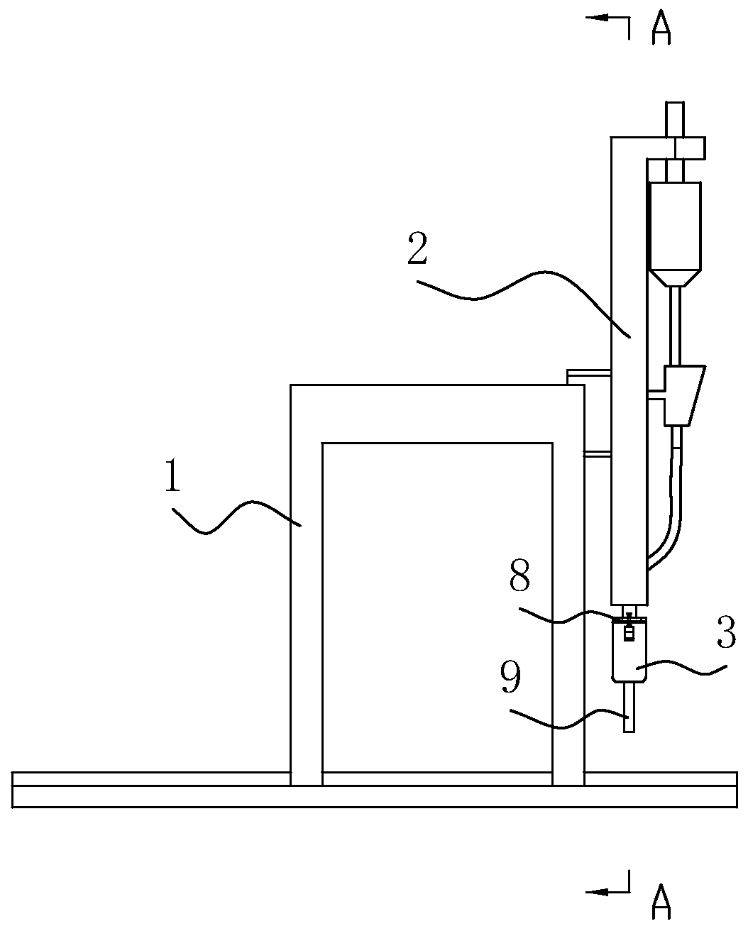 Double-wire automatic submerged arc welding machine