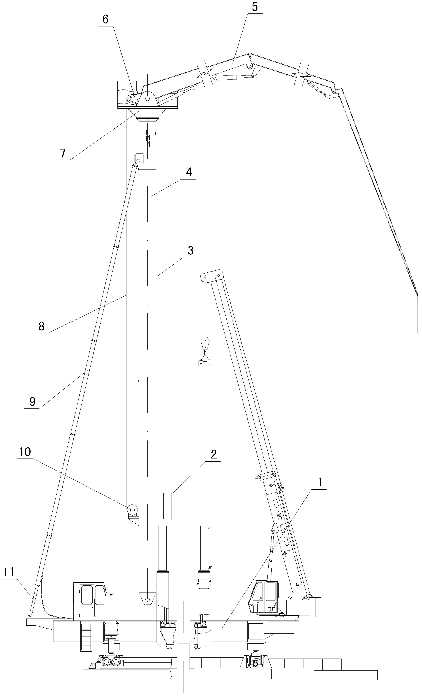 Combined static pile press