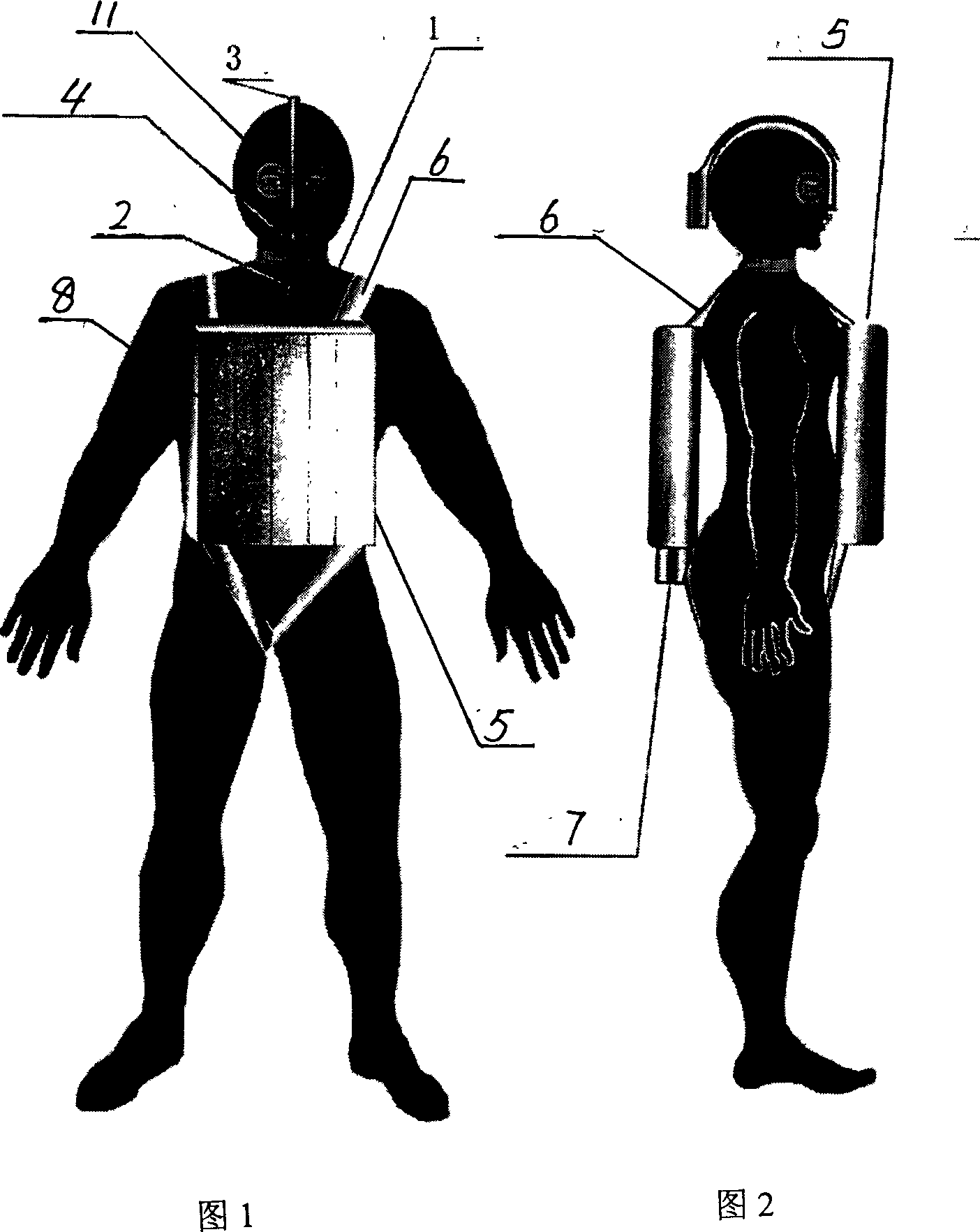 Multifunctional waterborne lifesaving protection equipment