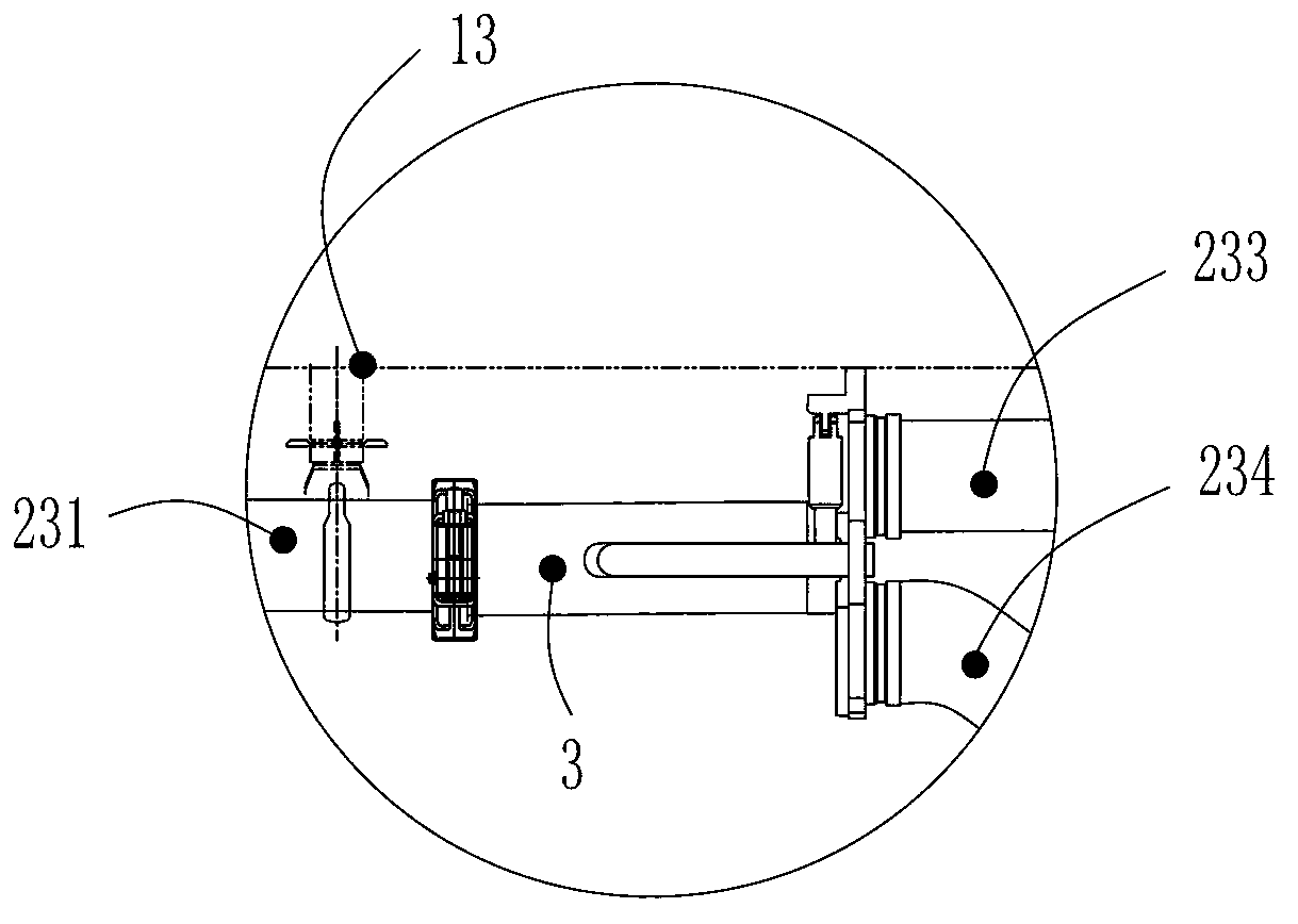 Conveying pipeline, boom system and operating equipment