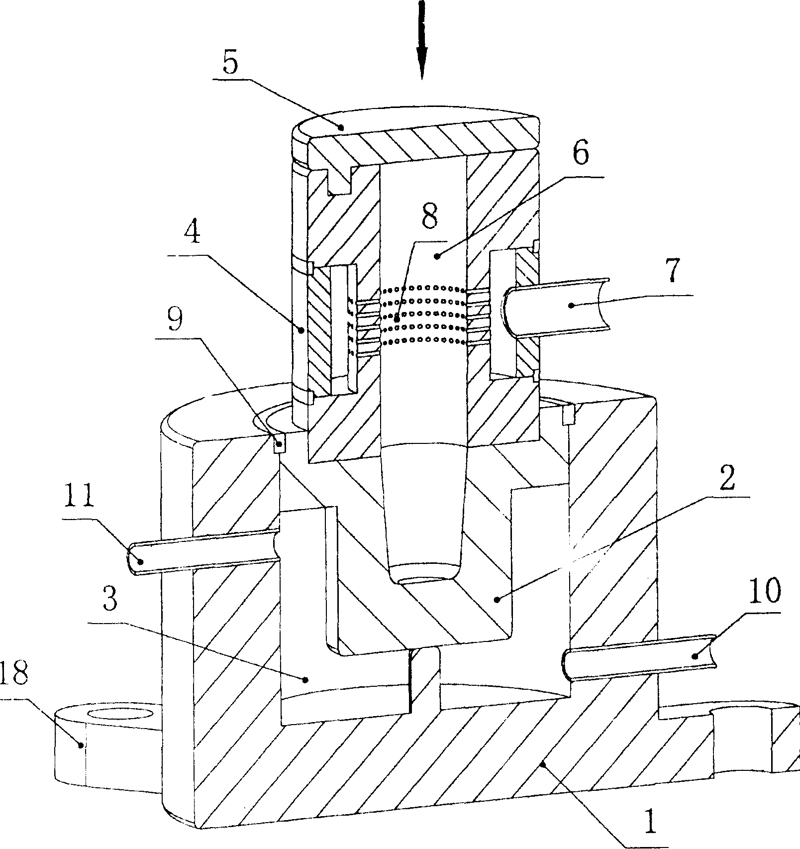 Laser smelting furnace with water cooled copper mould and method for smelting ingot