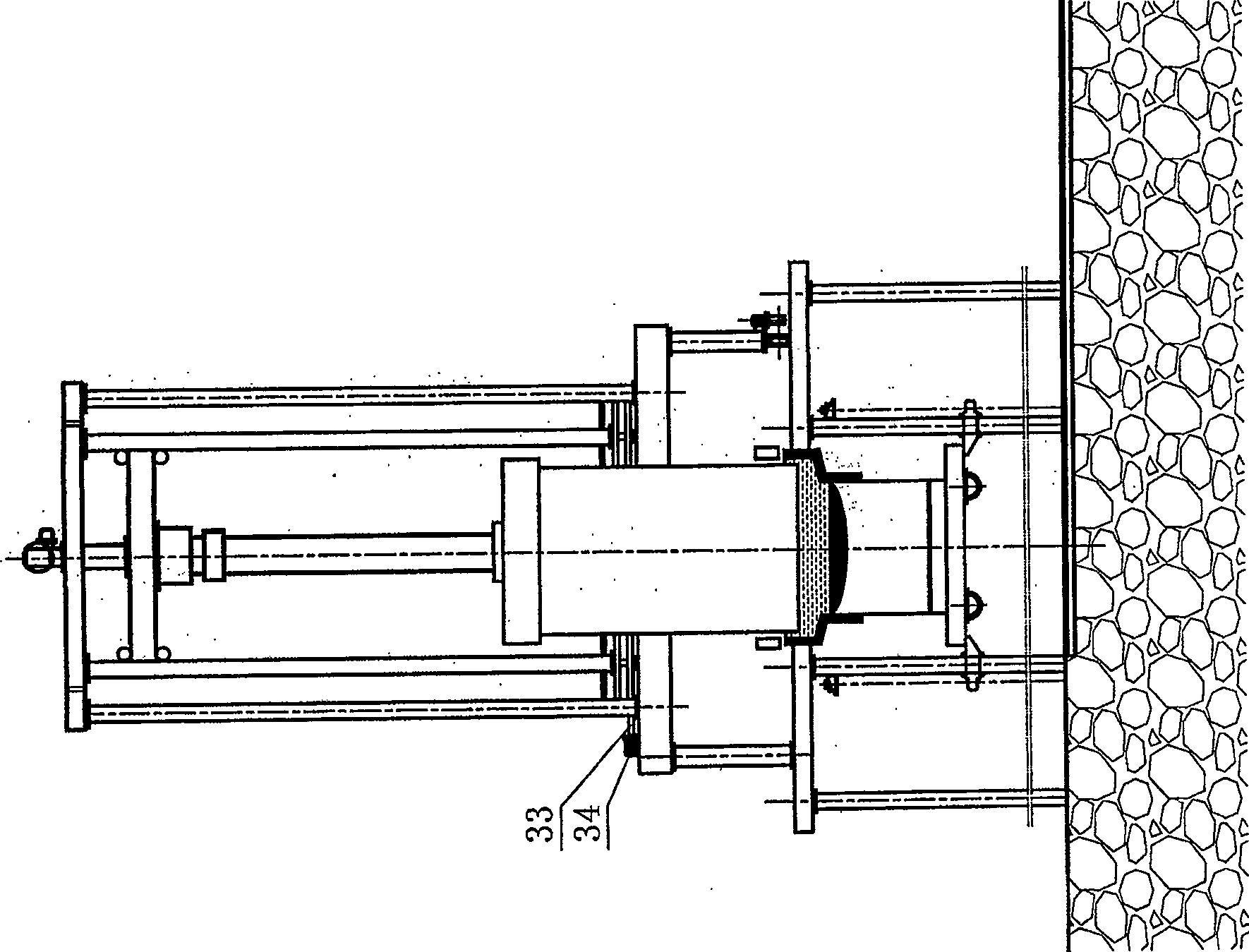 Plate blank electroslag furnace
