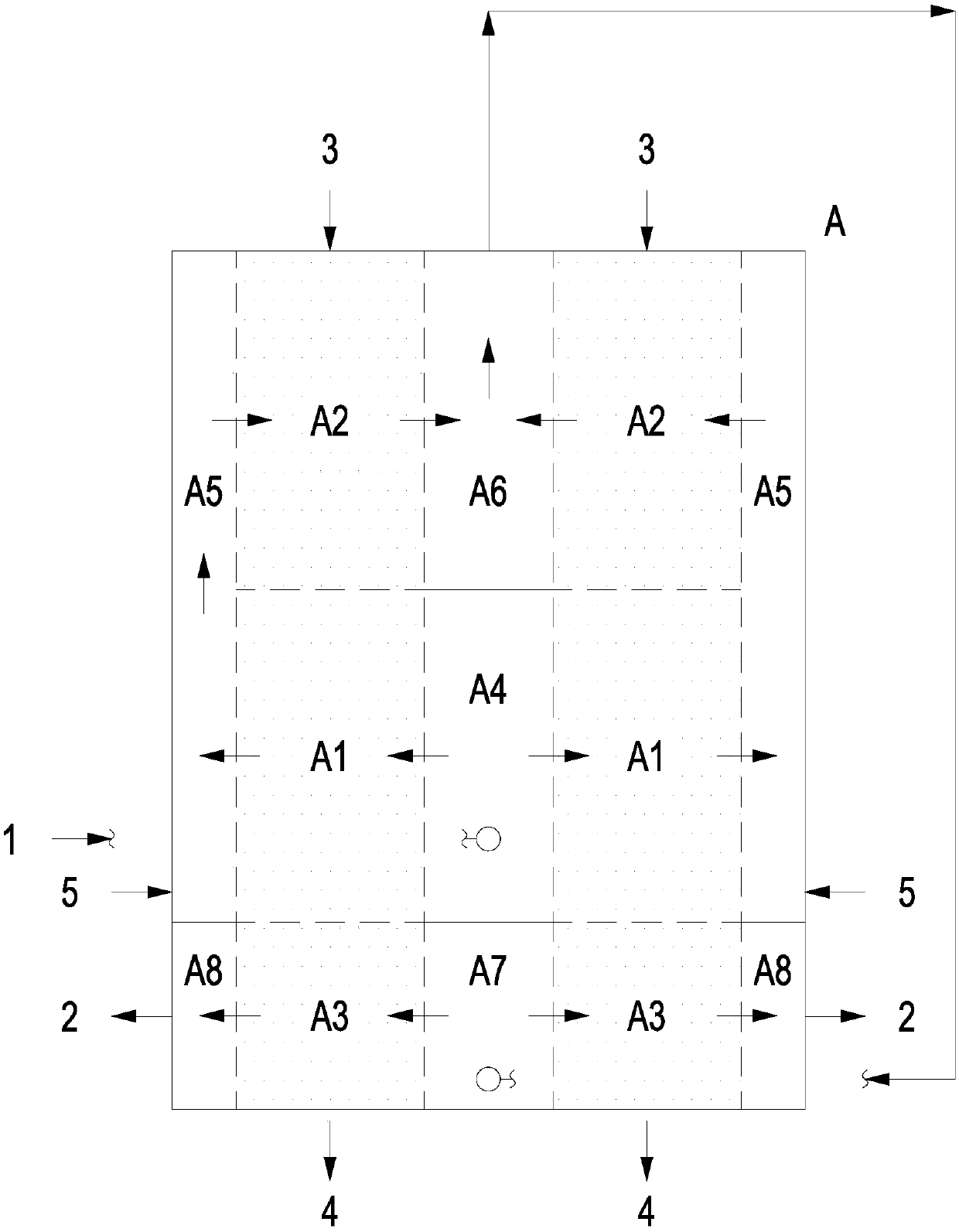 Active coke adsorption tower and method for adsorbing and purifying flue gas by active coke