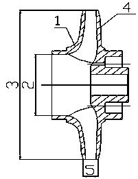 Multi-condition design method of multiphase pump impeller