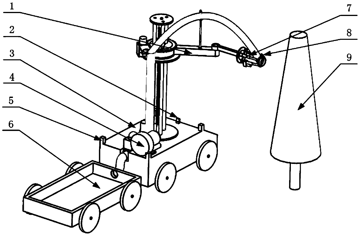 Fruit and vegetable picking robot and control method thereof