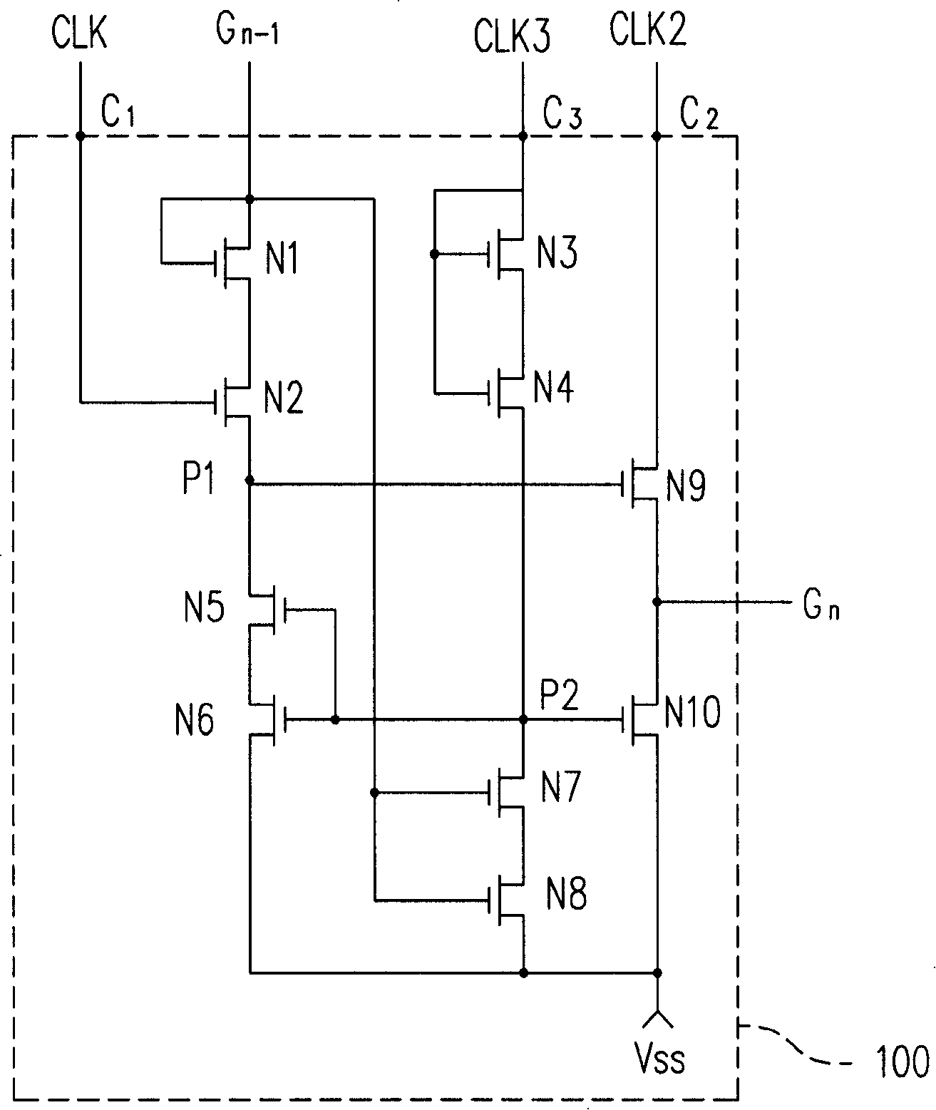 Shifting register as well as drive circuit and display device using said shifting register