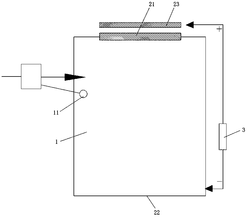 Stationary aseptic drinking water storage device