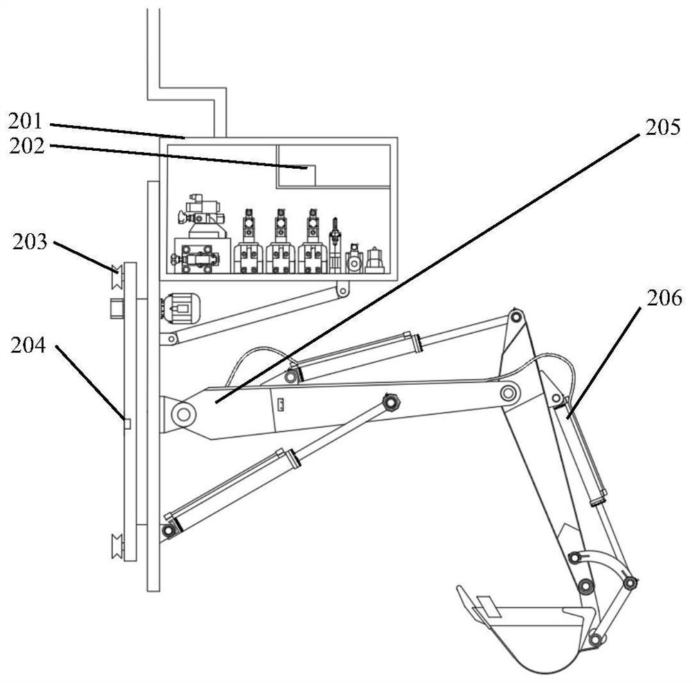 Automatic control device and method for open caisson wall-sleeving excavator