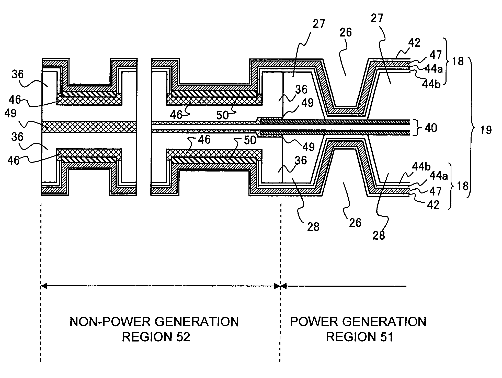 Fuel cell, fuel cell metal separator, and fuel cell manufacturing method