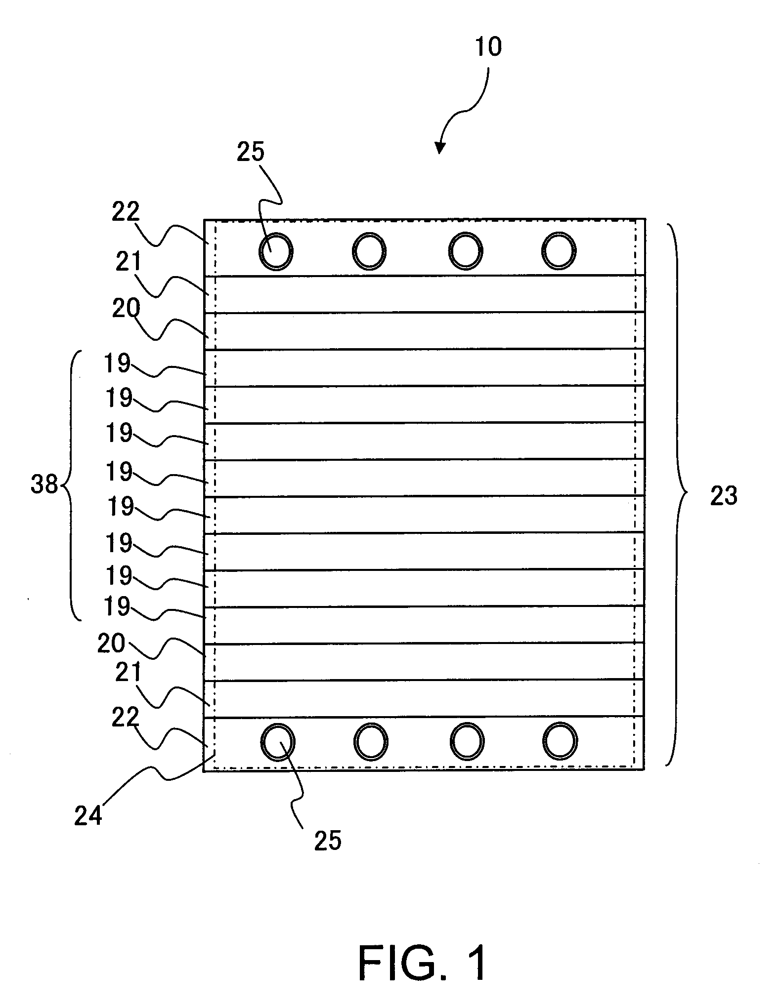 Fuel cell, fuel cell metal separator, and fuel cell manufacturing method