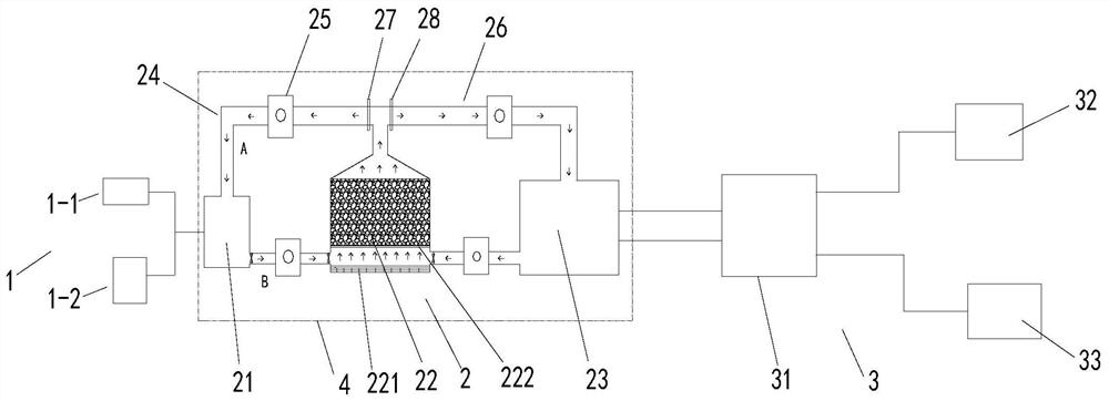 Rock energy storage power generation system