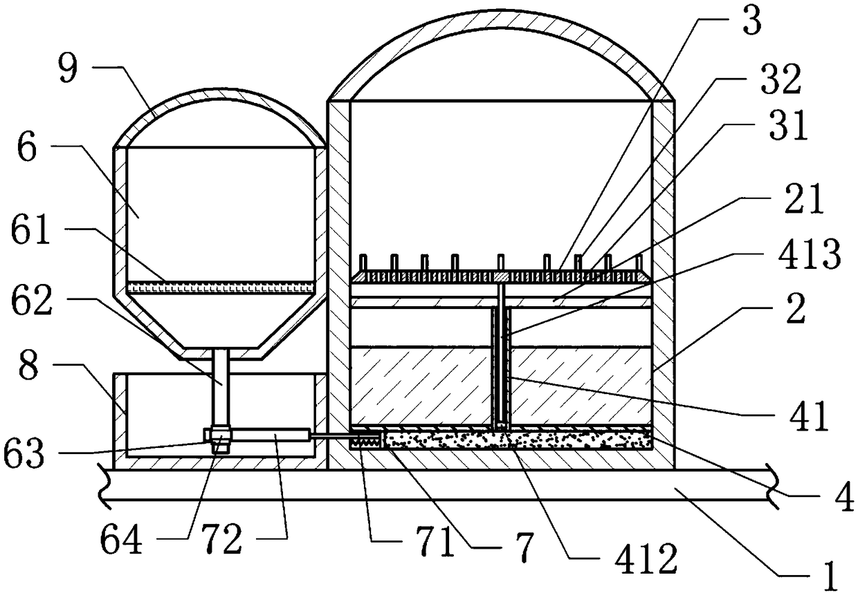 Cleaning and disinfecting device