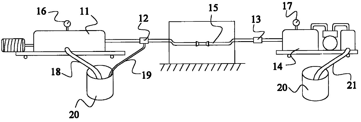 Method for paving internal concrete distributed sensing fibers