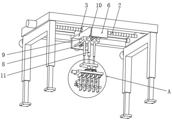 Rotary fine-adjustment lifting appliance capable of arranging negative plate