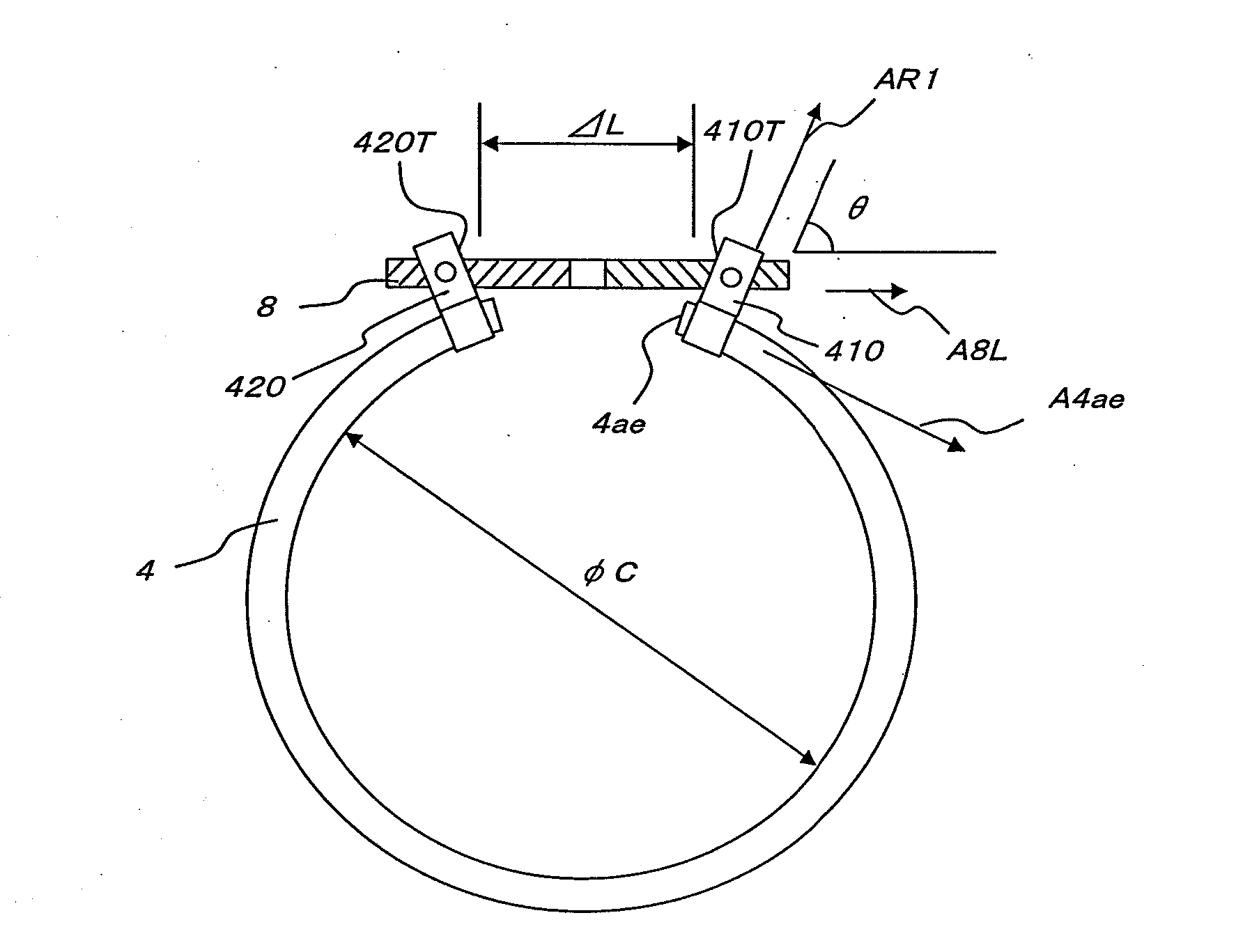 Lock ring mounting/demounting jig