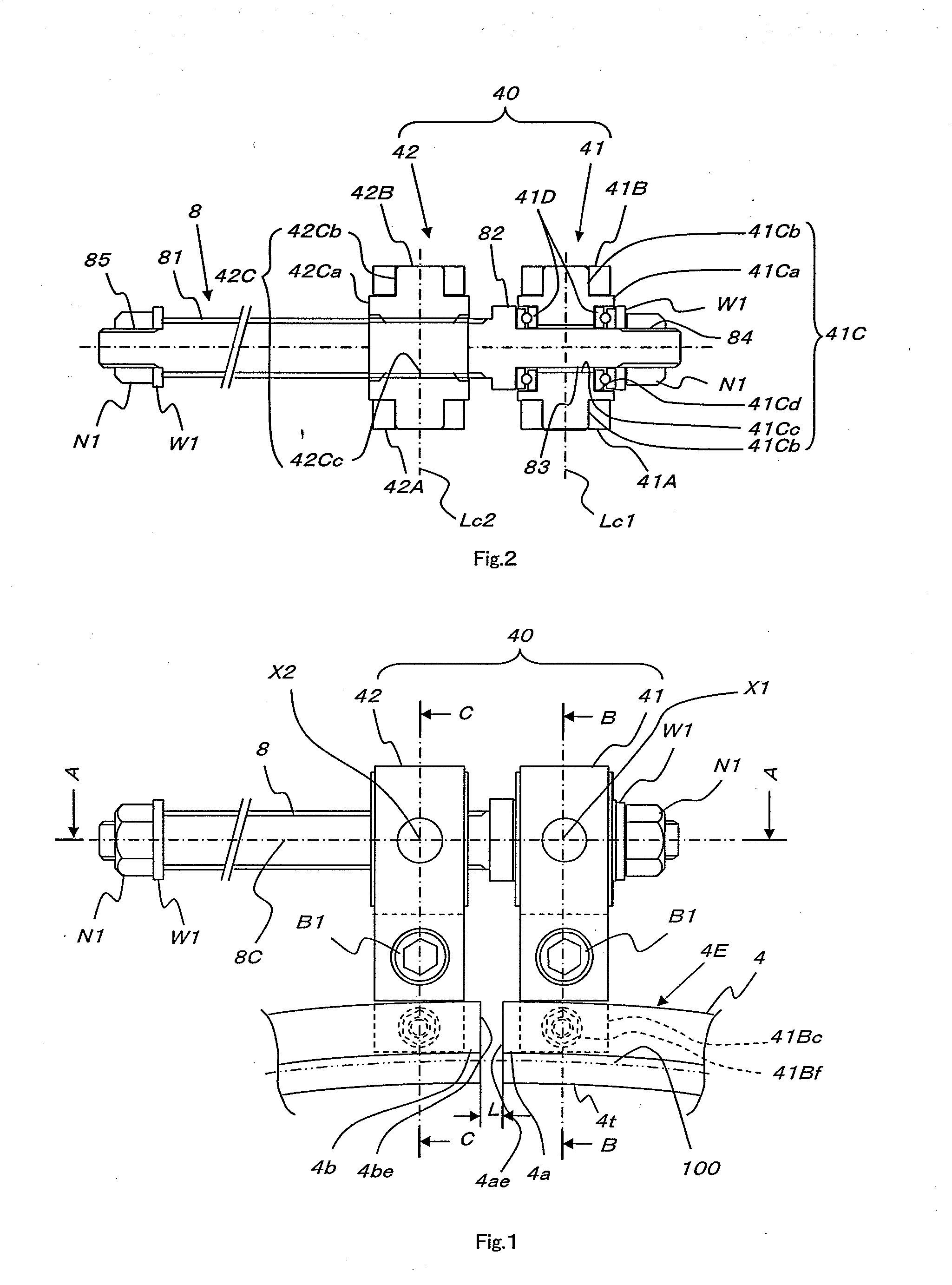 Lock ring mounting/demounting jig