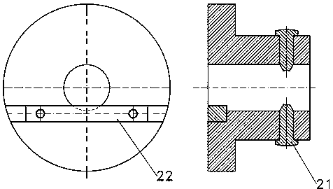 Broaching process method for small-modulus internal gear