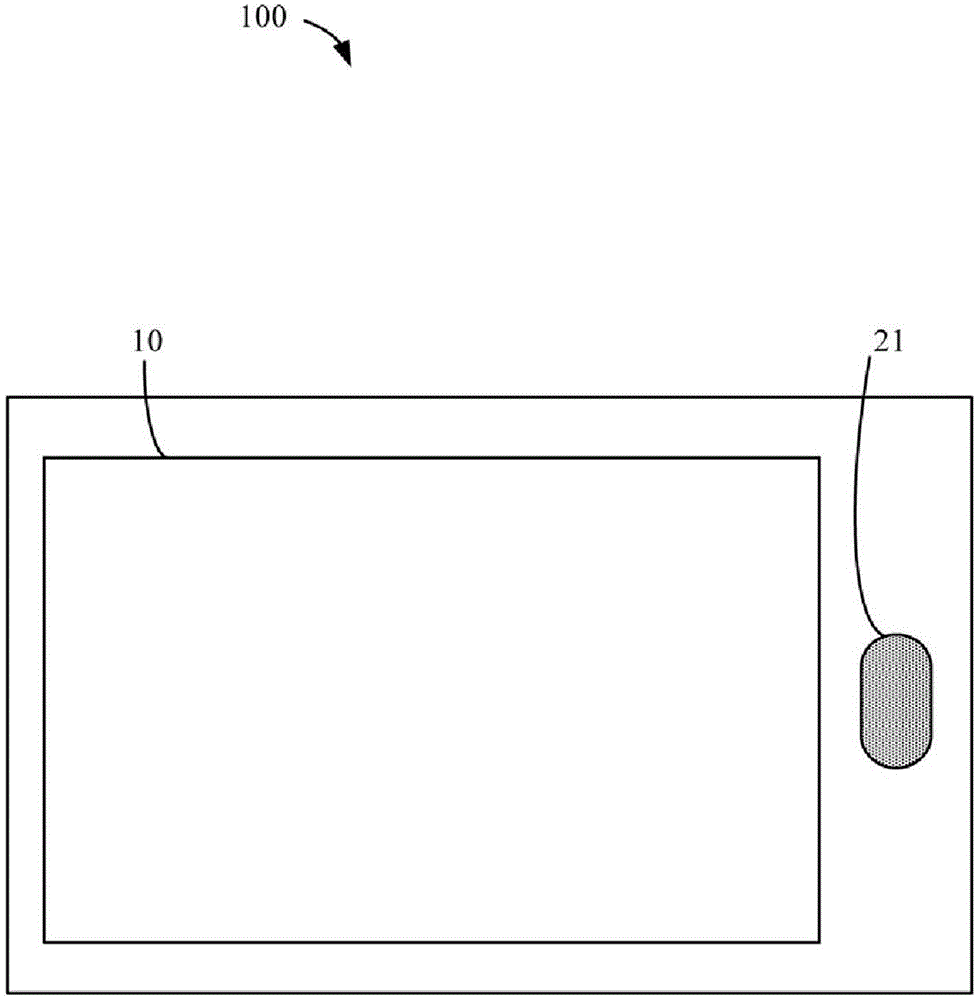 Pressure-sensitive button and electronic device with same