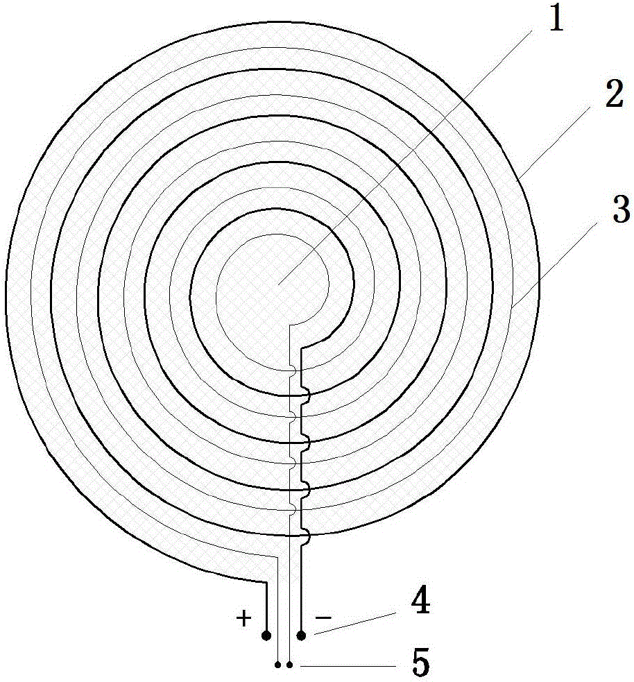 Coil for transient electromagnetic explorations and the application method thereof