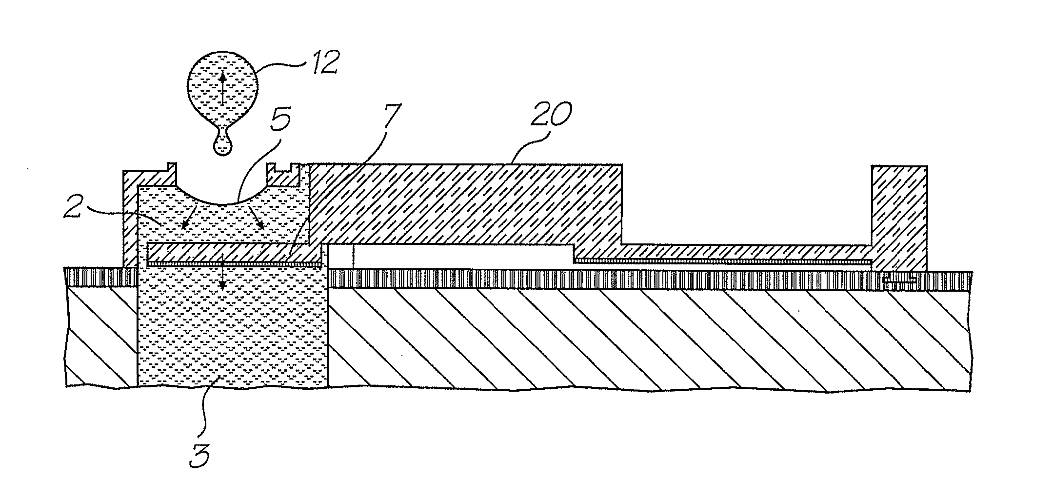 Printhead including a looped heater element