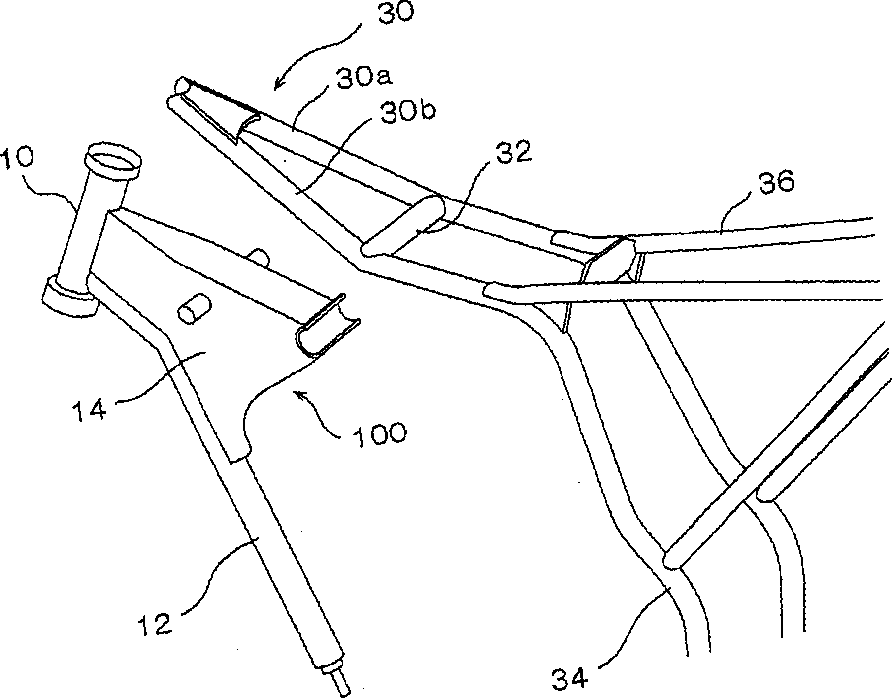 Method of manufacturing motorcycle and tank-in frame of motorcycle
