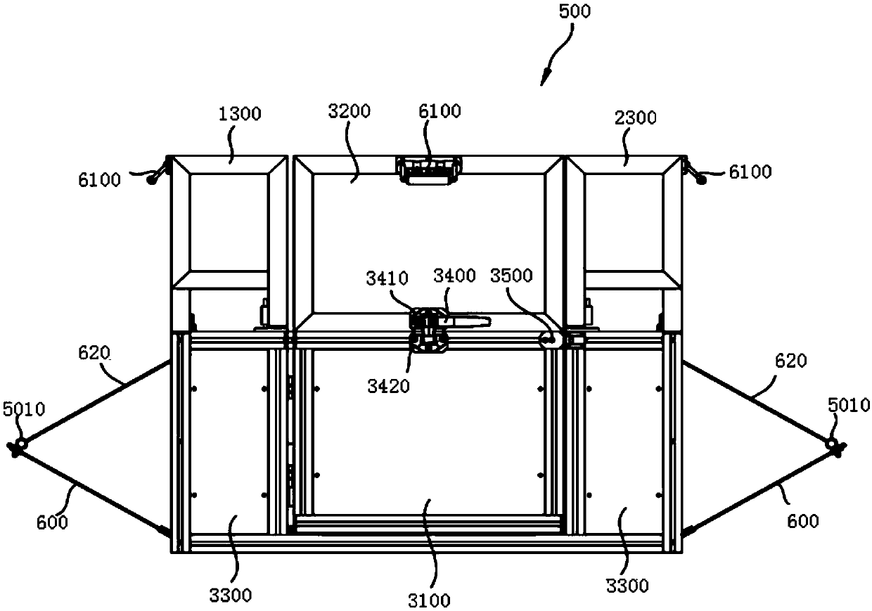 Foldable handrail and aerial work platform comprising the same Eureka