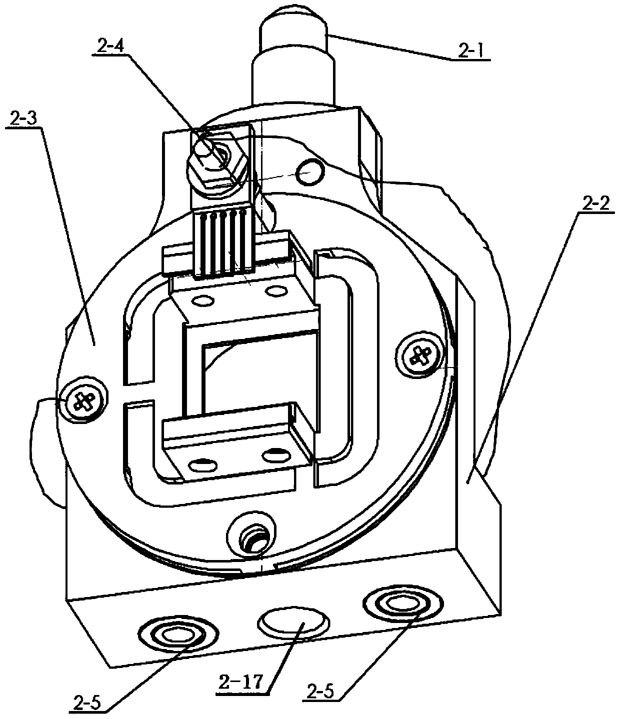 A kind of ultra-high vacuum heating device and heating method thereof