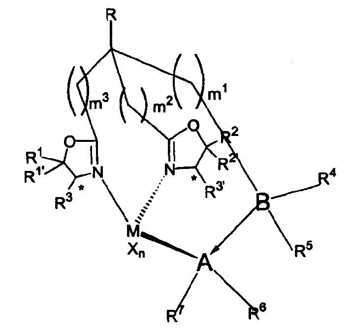Multidentate oxazoline ligand having chirality and its compounding product with main group metal or transition metal, synthesis method and its use