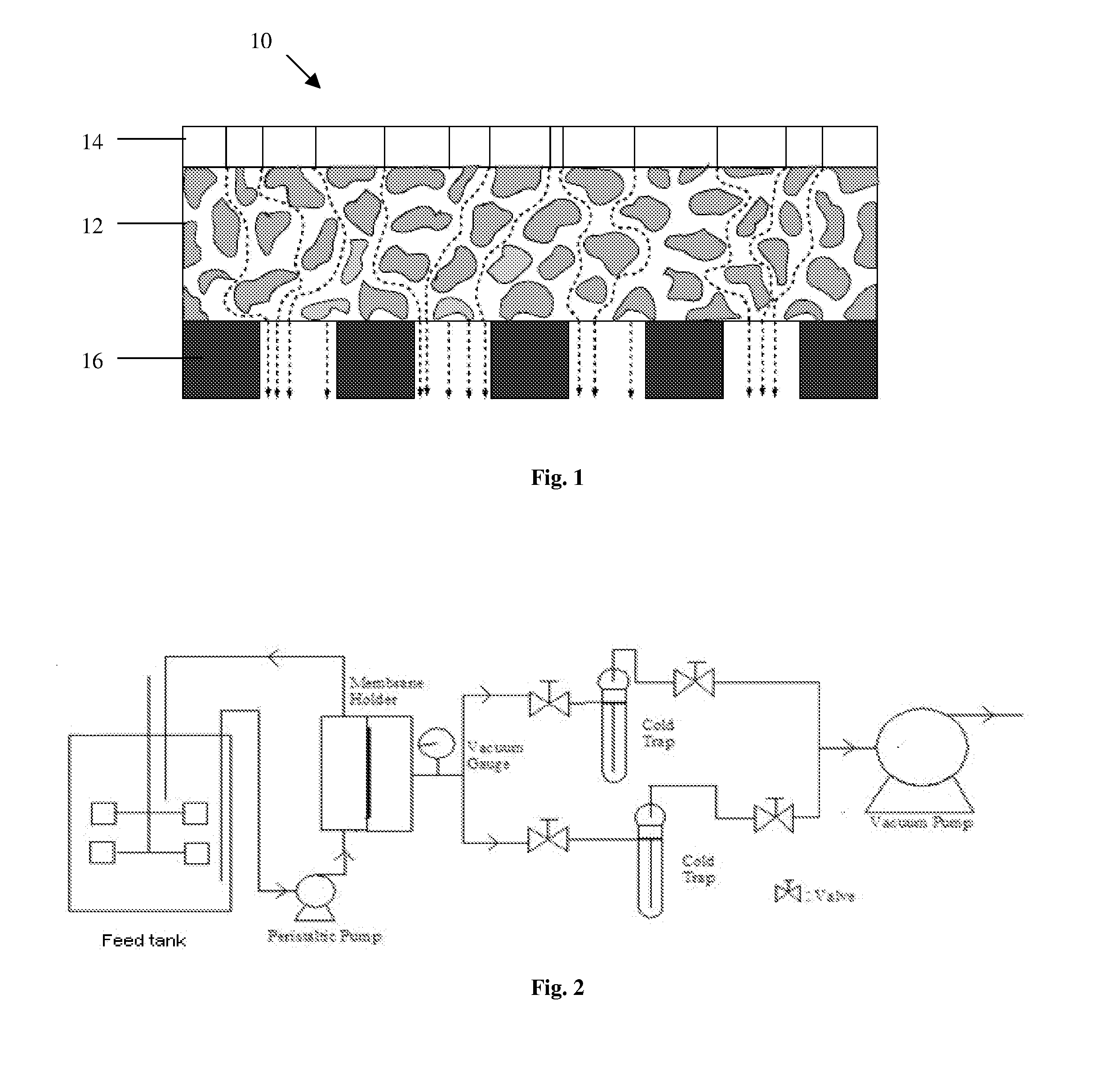 Pervaporation composite membrane for aqueous solution separation and methods for using the same