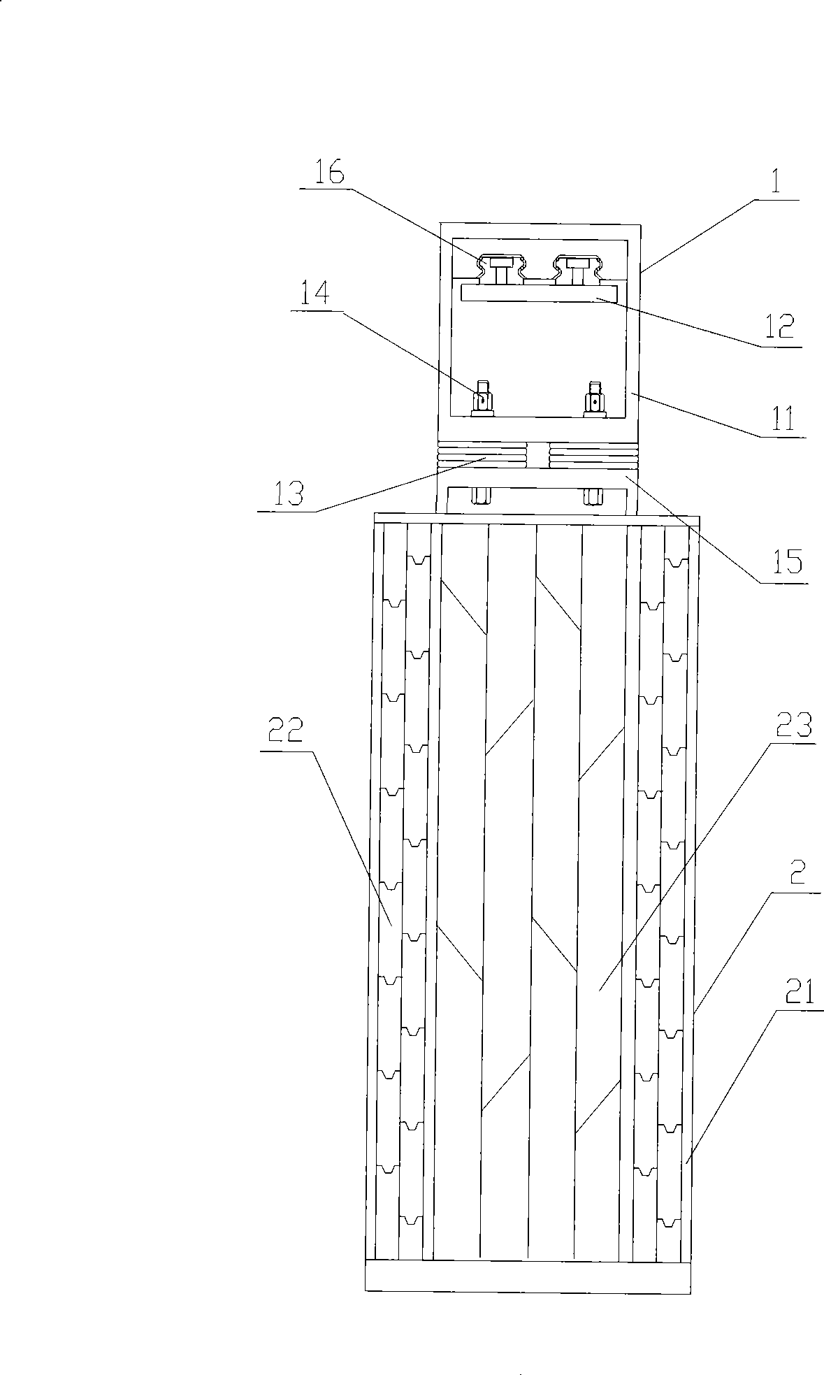 Radiation-retarding door body structure and mounting method thereof