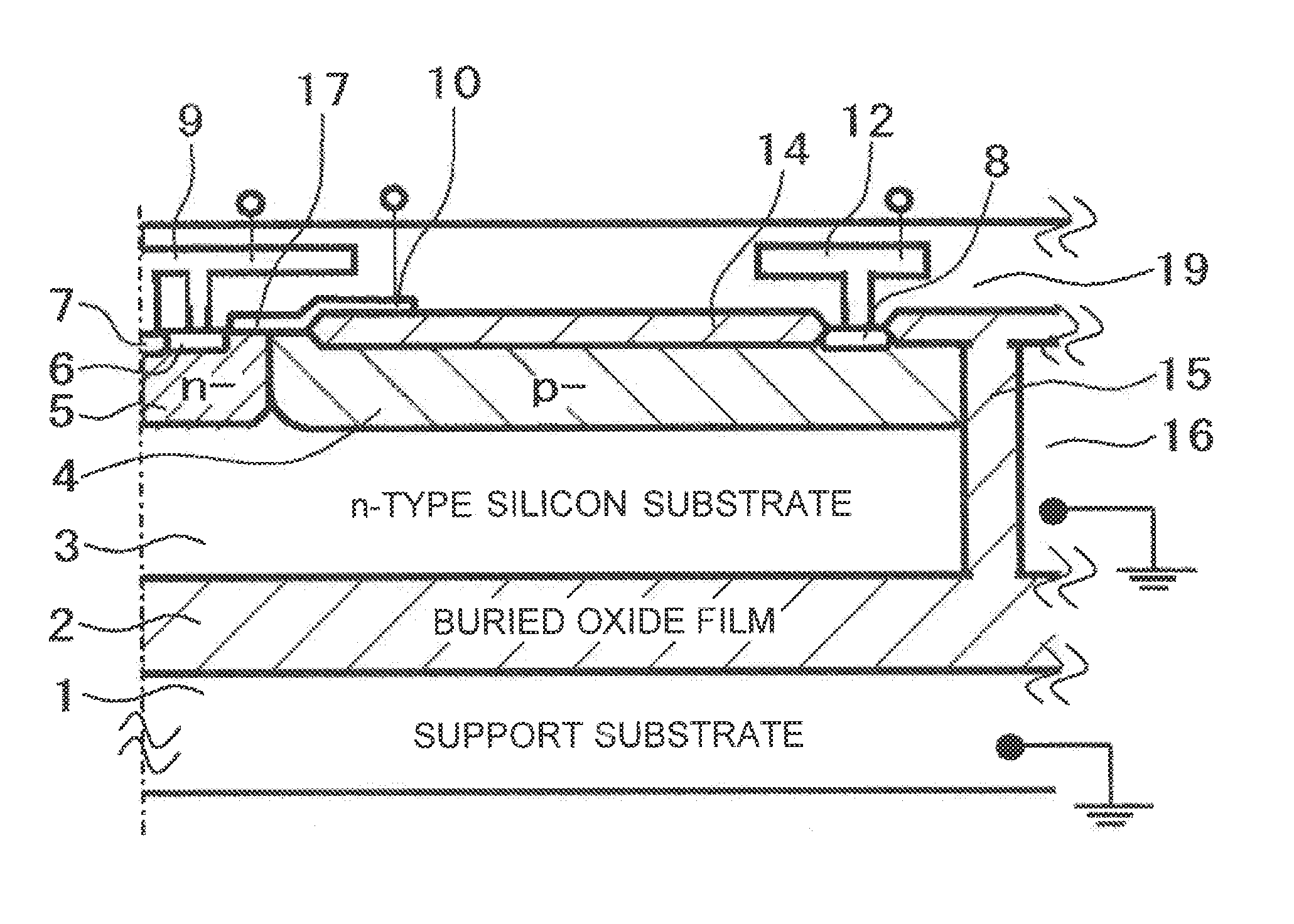 Semiconductor device and semiconductor integrated circuit device using the same