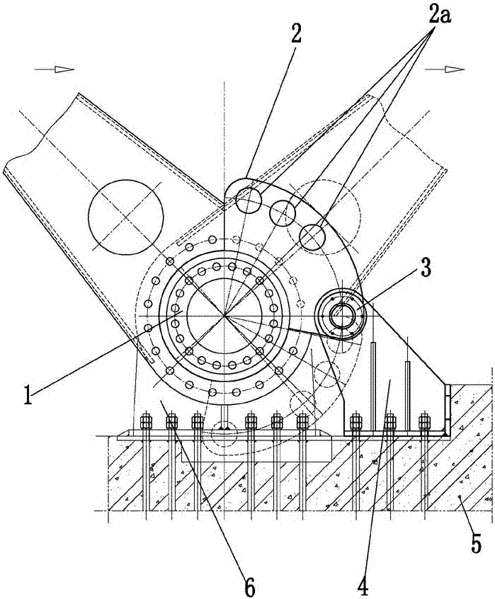 Multi-angle locking device for bottom shaft of steel dam gate