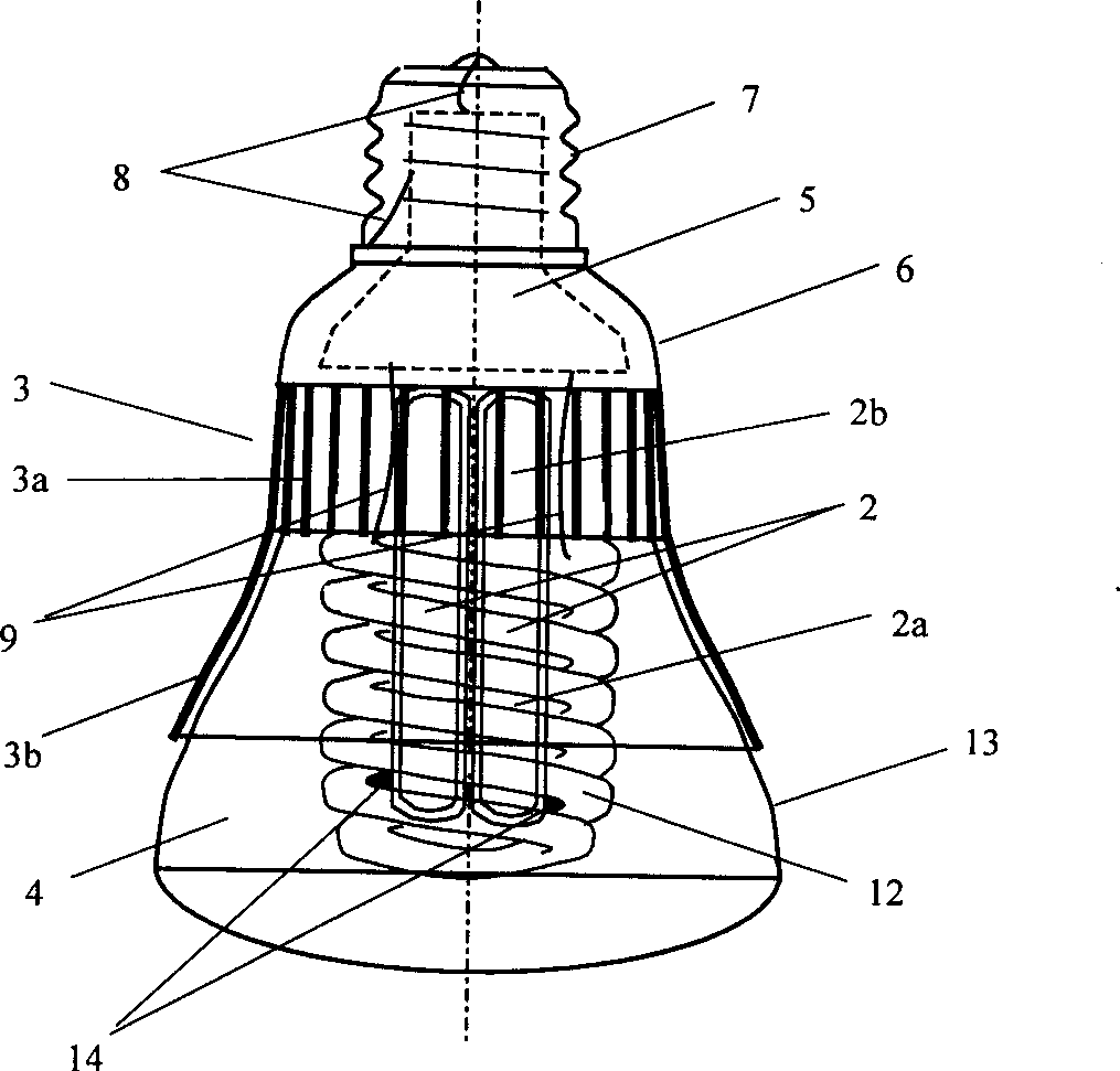 Super heat-conductive pipe lamp