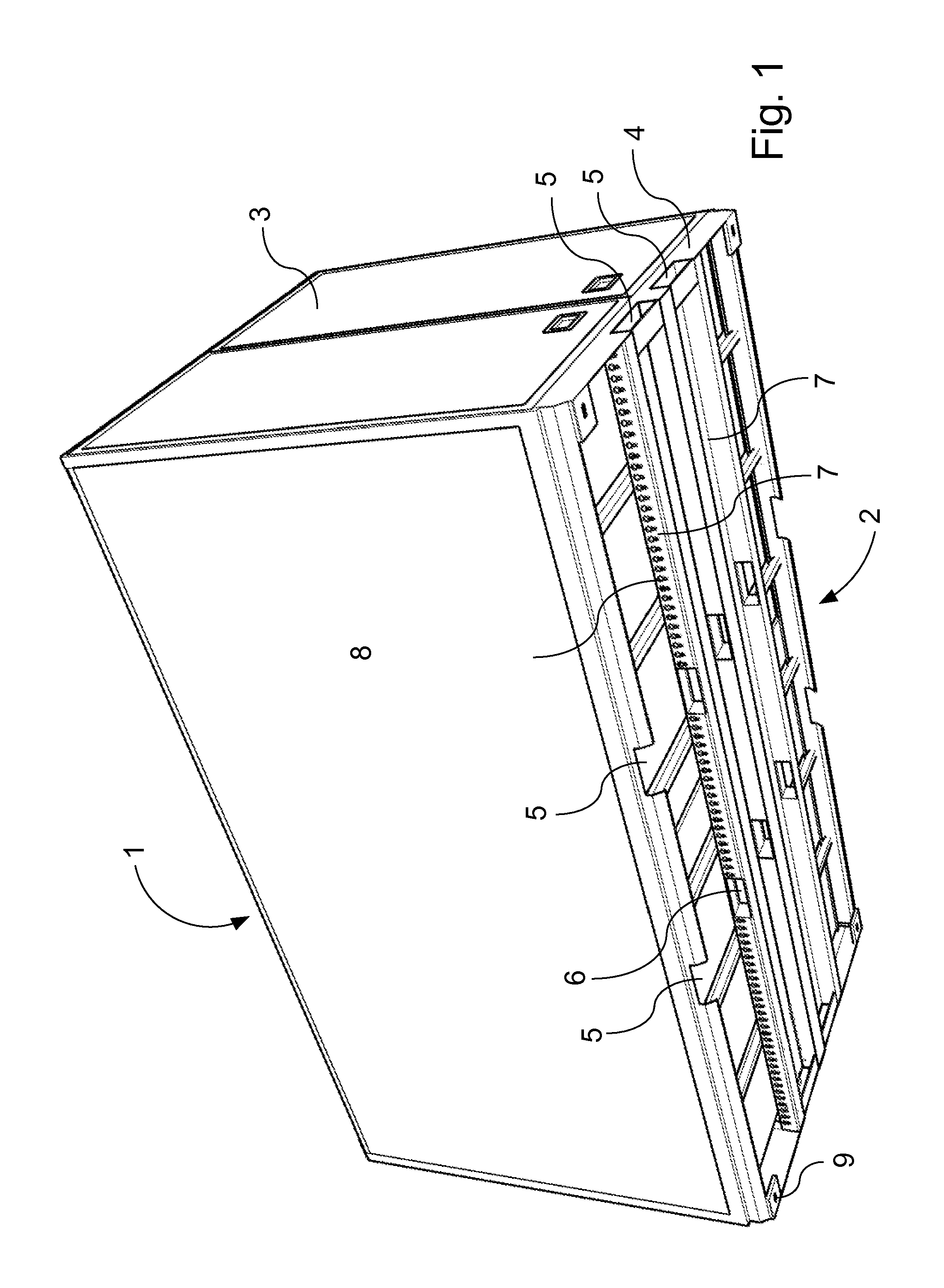 Attachment structure for supporting and releasably attaching a container, a corresponding support structure, a transport vehicle and a container