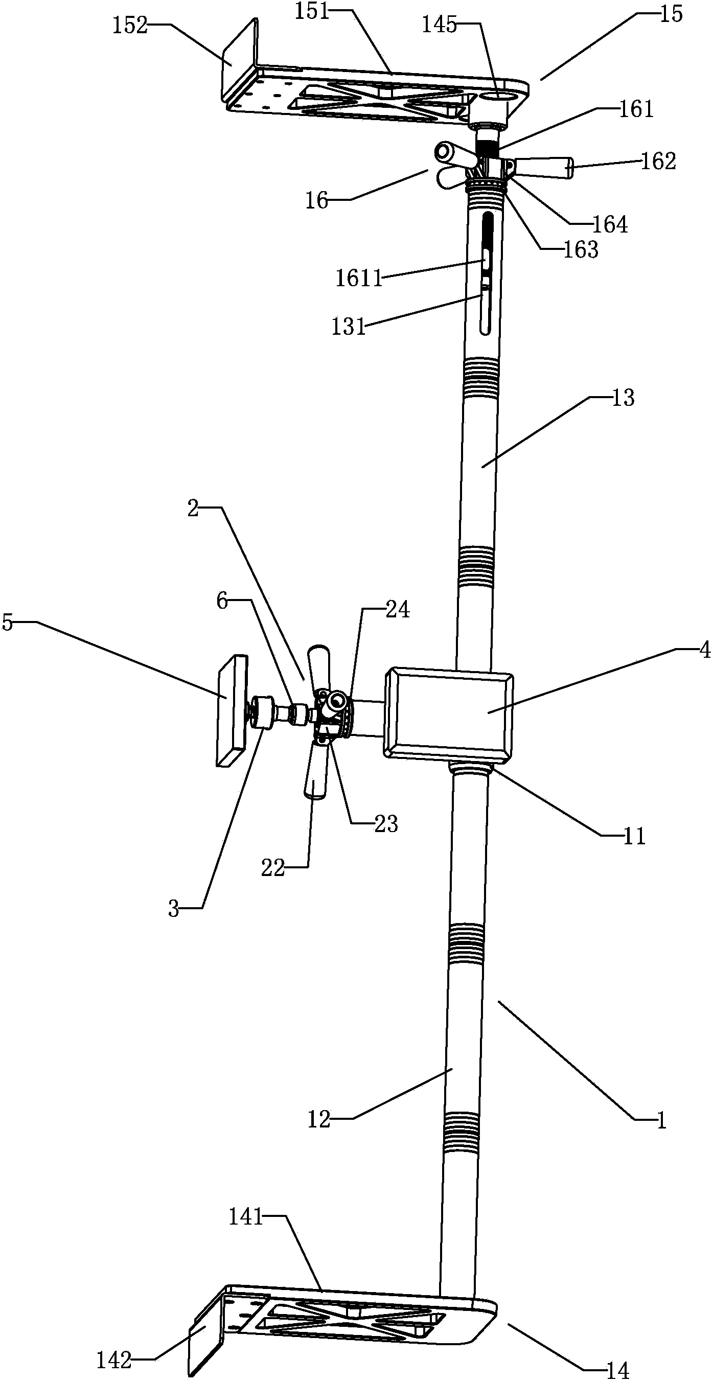 Deformation measurement instrument for elevator door