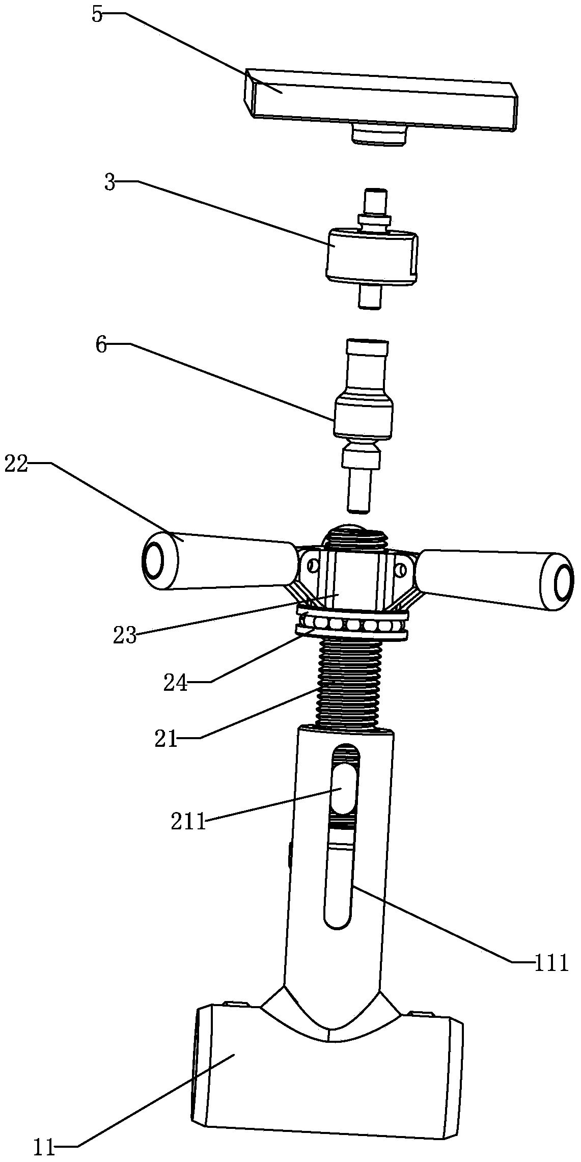 Deformation measurement instrument for elevator door