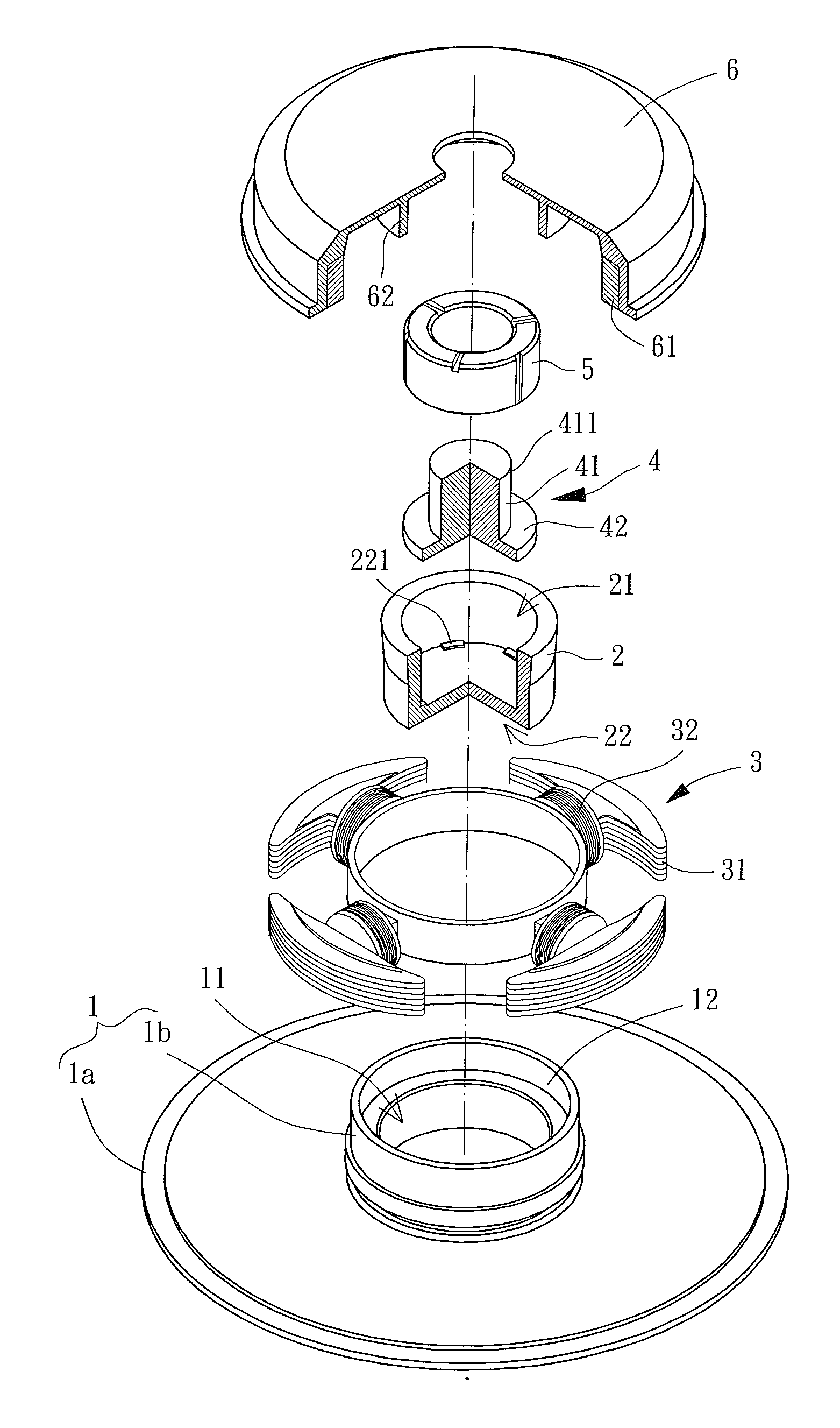 Motor with Thrust Bearing