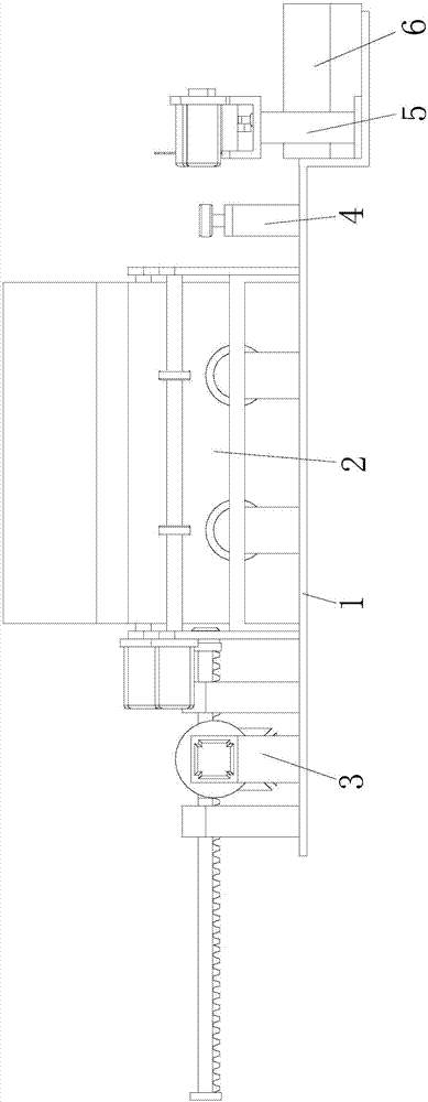 A feeding device for an electric heating tube