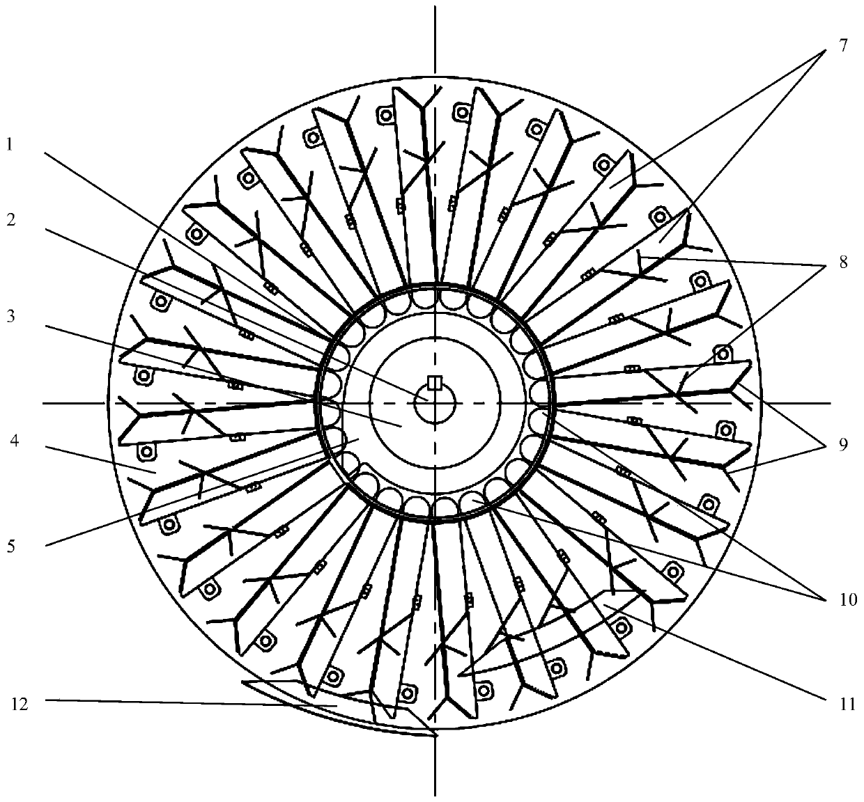 Seeding unit rotary seed charge device