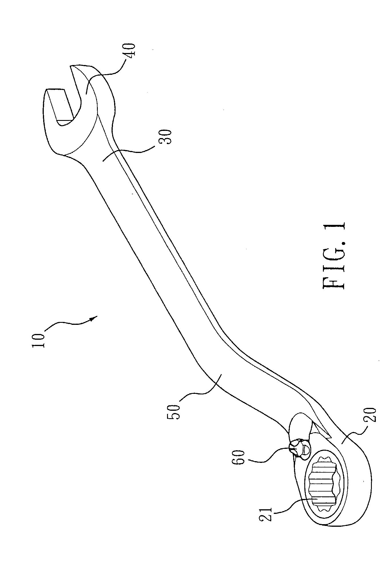 Gear wrench allowing easy force application