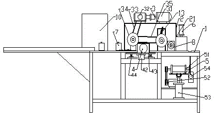 Full-automatic nailing machine for boards