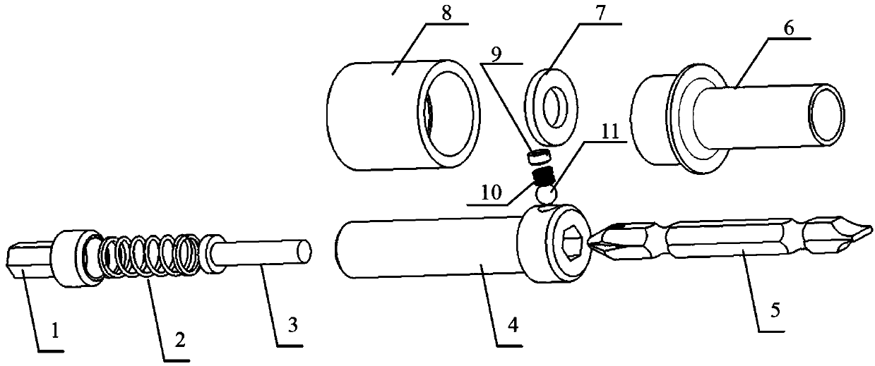 Adapting tool bit conversion device with protection function