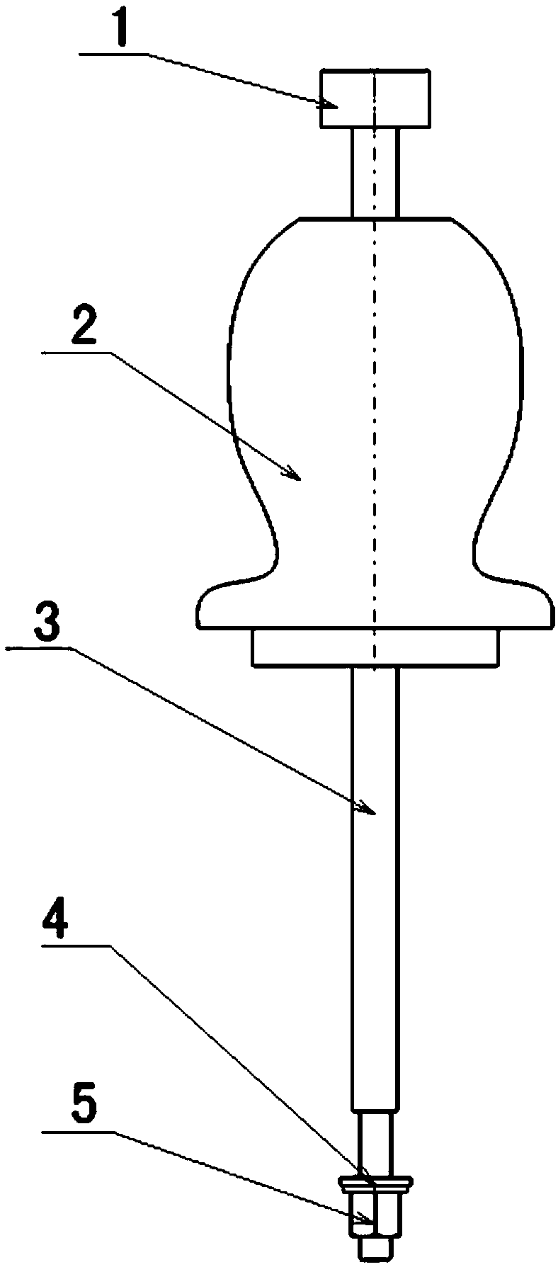 A tool for removing shouldered bushing of drilling jig and its use method