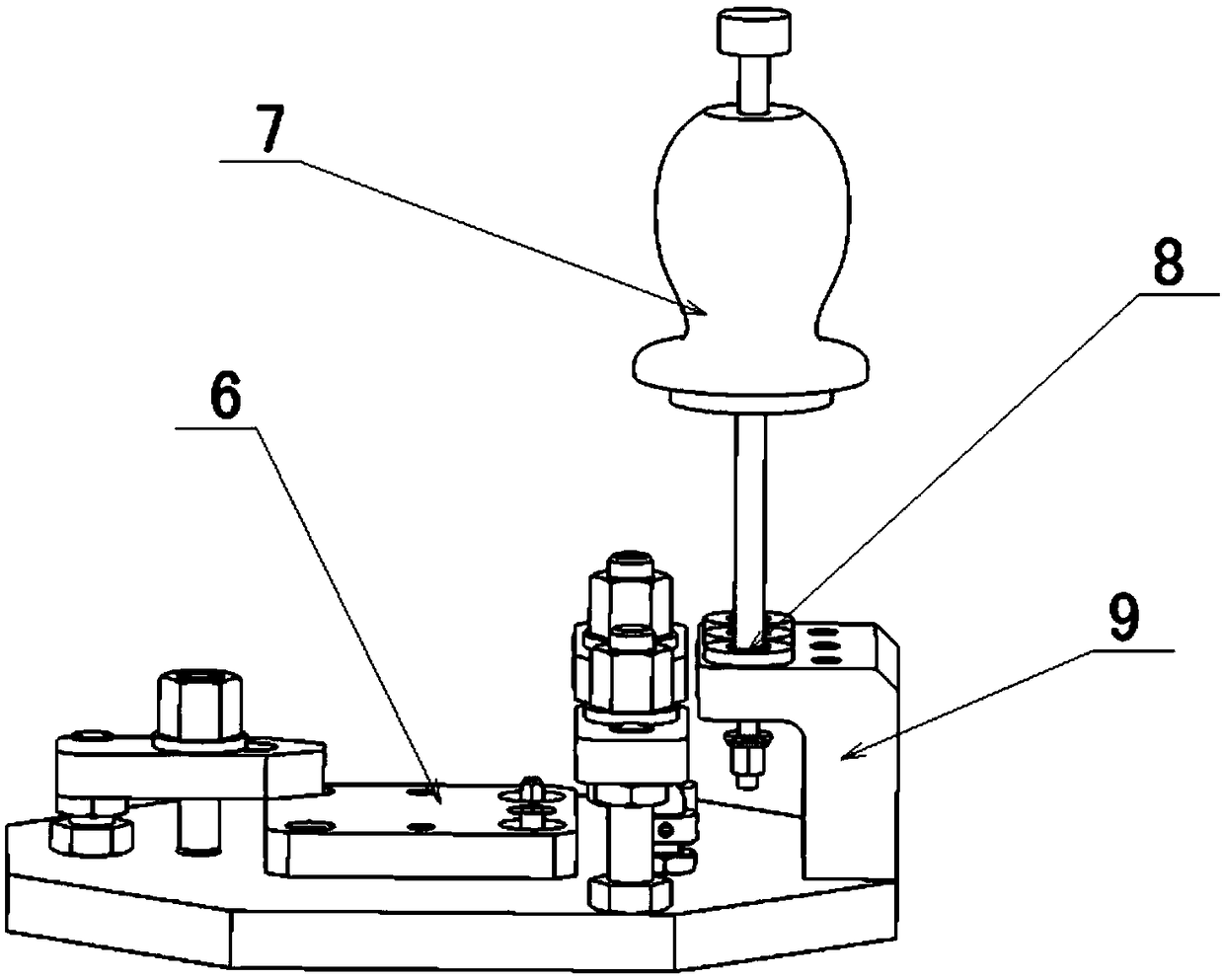 A tool for removing shouldered bushing of drilling jig and its use method
