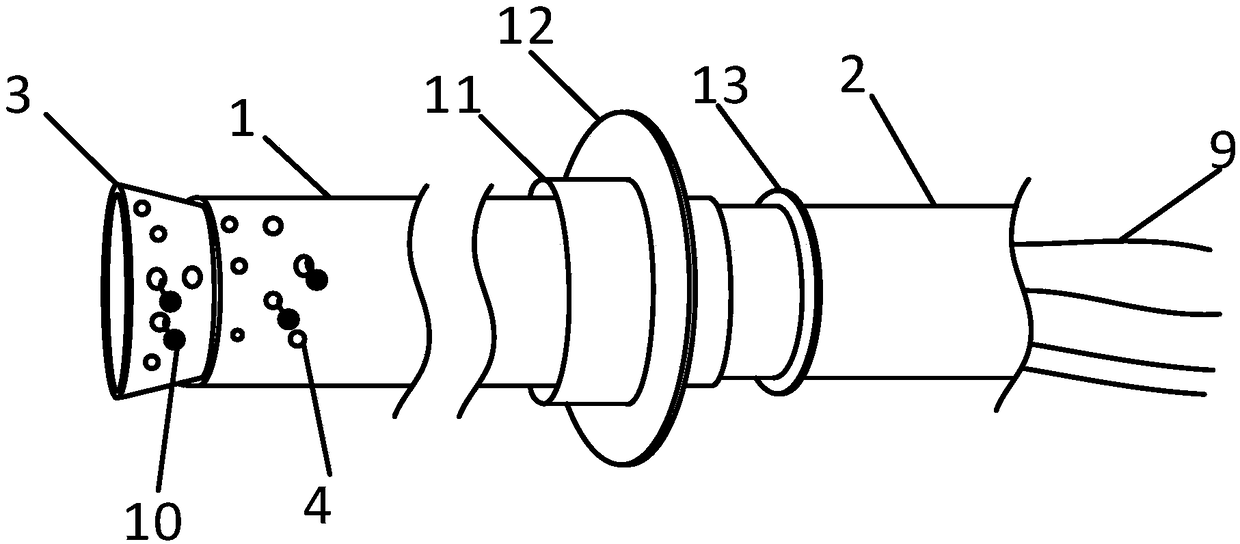 Chest drainage catheter