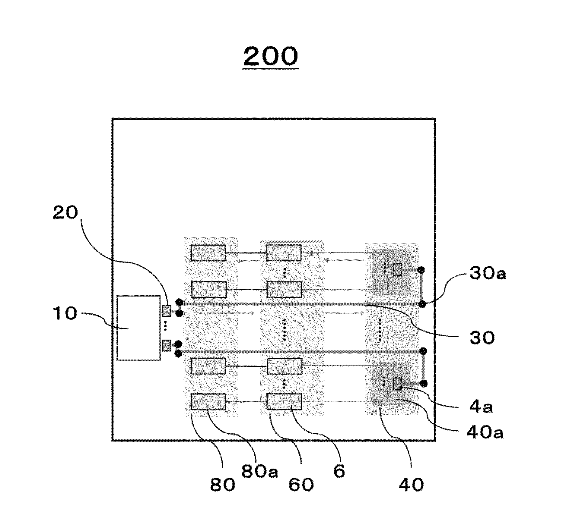 Optical transmitter or transmission unit in optical transmitter/receiver provided on opto-electric hybrid board