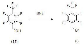 Preparation method of 1-bromomethyl-2,3,5,6-tetrafluoro-4-(trifluoromethyl)benzene