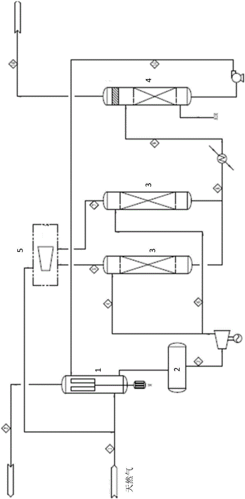 Skid-mounted carbon dioxide gas absorption method and apparatus applicable to offshore platform