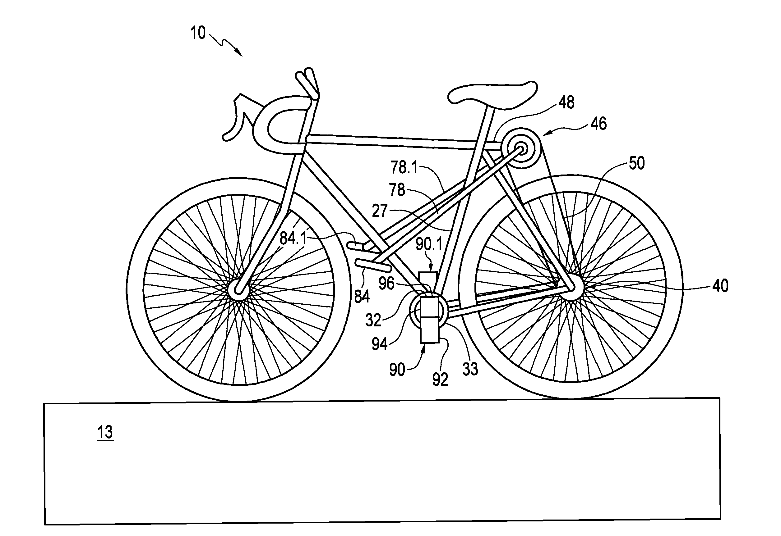 Bicycle propulsion assembly having elongate members