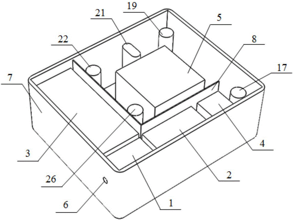 Portable terahertz spectrum detection device and detection method